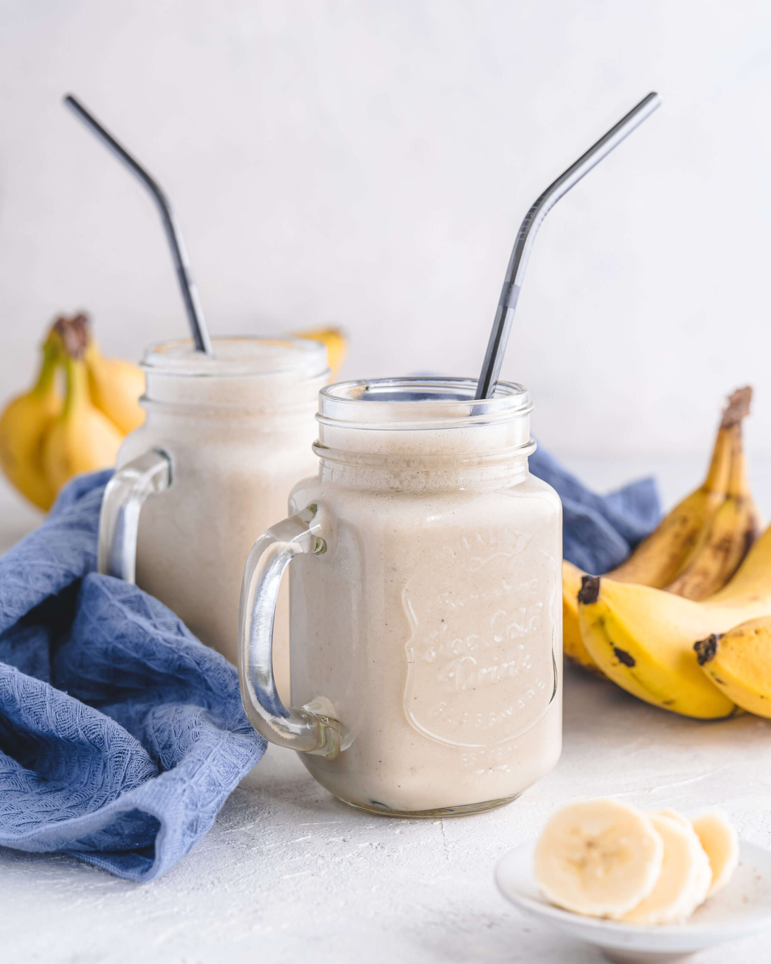 Cremig-süßen Bananen-Shake selber machen (Bananenmilch)