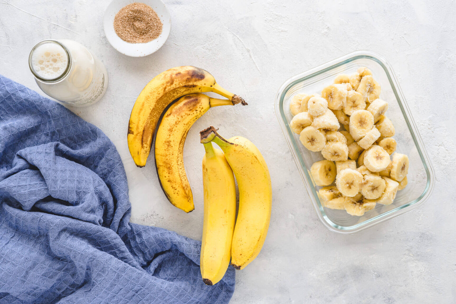 Cremig-süßen Bananen-Shake selber machen (Bananenmilch)
